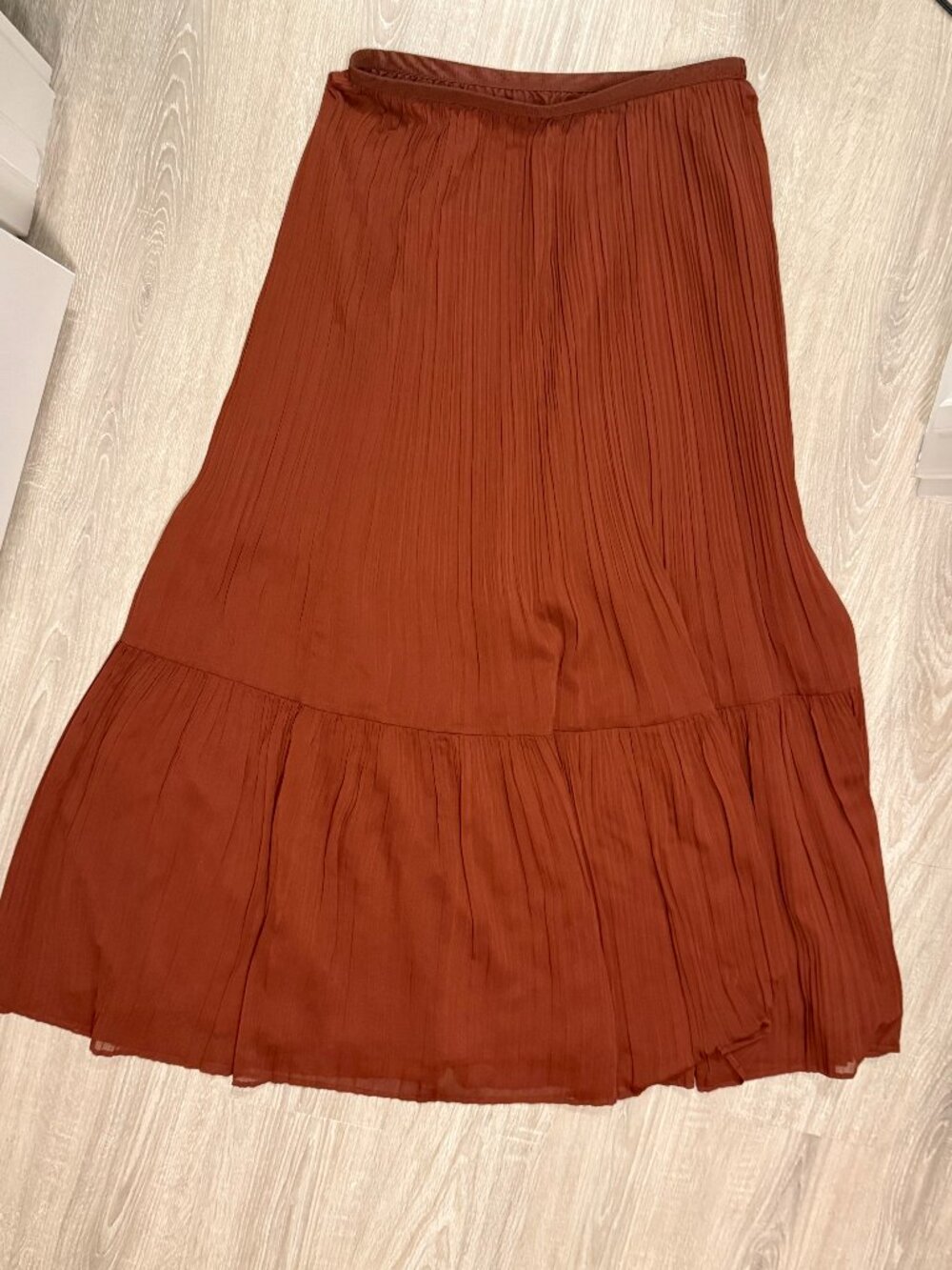UNIQLO Chiffon Tiered Skirt